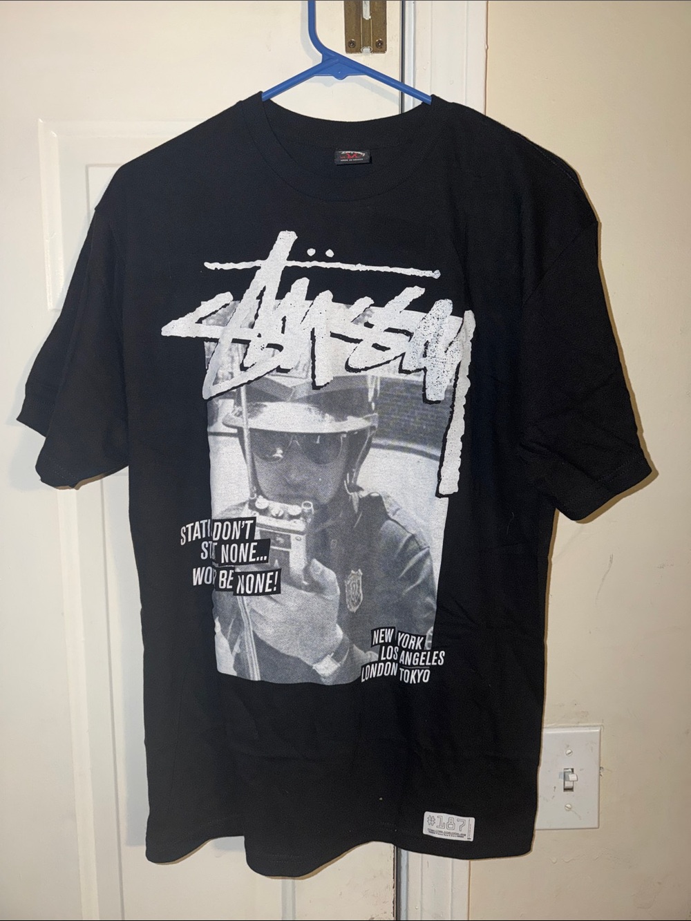 Brand new Stussy archive tee. Red tag tee. “Static tee”